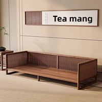 Nouveau canapé combiné en bois massif de style chinois, style Song, avec assemblage à tenons et mortaises, amovible et lavable, pour salon moderne, petit et de style antique