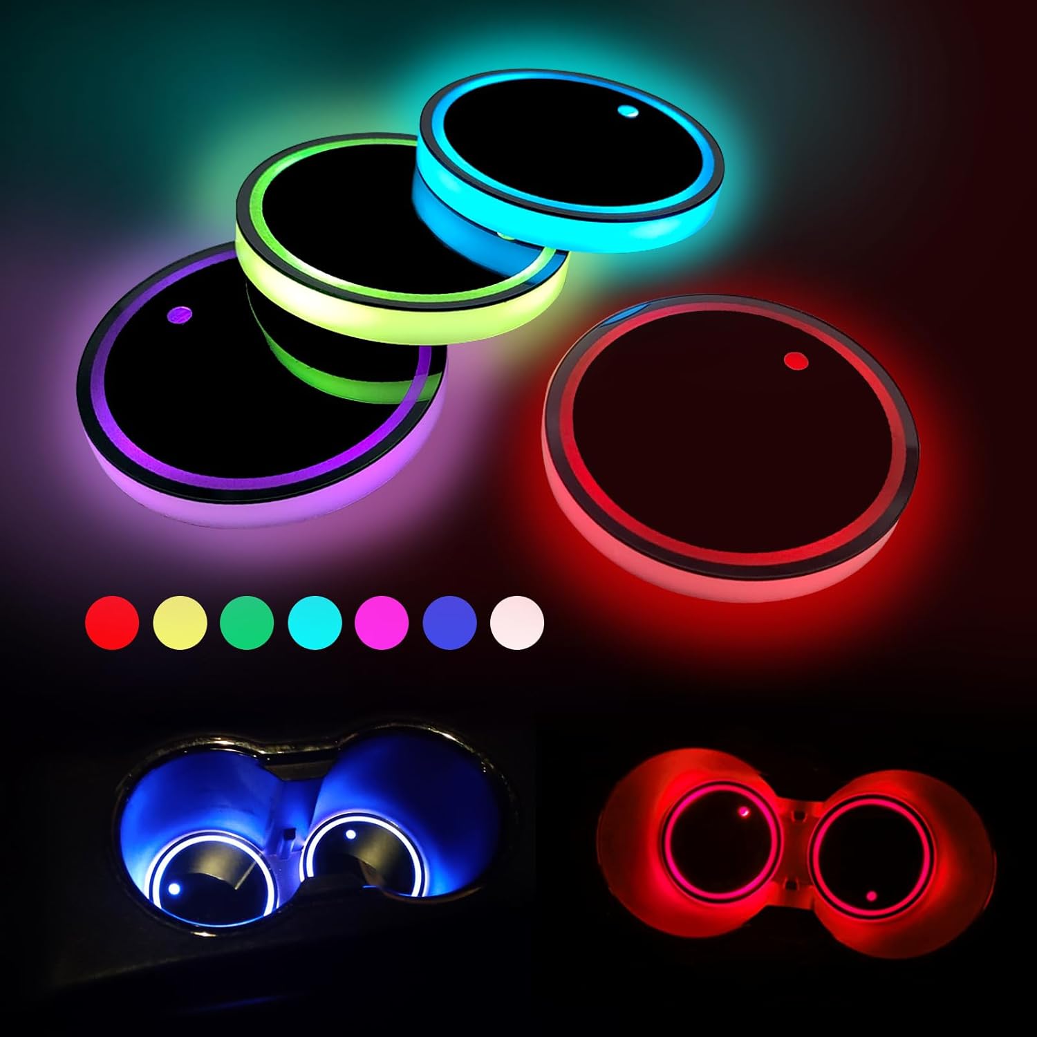 Kelenate QTD008 LED Car Cup Holder Light - Product Profile Buyer's Guide