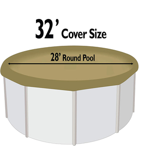 Couverture de piscine ronde au-dessus du sol, personnalisée, Durable, petite, imperméable, pour l'hiver - Product Image 3