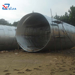 Épaisseur 4.0mm ondulation 200x55 <span class=keywords><strong>tuyau</strong></span> de ponceau en acier galvanisé ondulé de grand <span class=keywords><strong>diamètre</strong></span> - Product Image 5