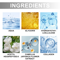 Crème pour les yeux au collagène et aux peptides, en gros, pour les soins de la peau, élimination des poches sous les yeux, réduction des cernes et des rides