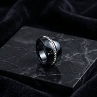 Großhandel Zirkonia Keramik Taper Stone Ring Rohling für DIY Asche-Schmuckherstellung Diamant Modeband Fabrik Lagerbestand