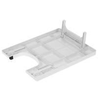 Nouvelle machine à coudre électrique mini domestique avec table d'extension, double fil, aiguille simple, fonctionnement manuel, lumière LED et pédale.
