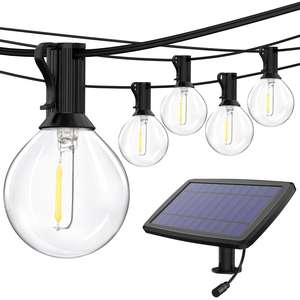 <span class=keywords><strong>Guirlande</strong></span> lumineuse LED <span class=keywords><strong>solaire</strong></span> avec ampoule G40 IP65 pour jardin, cour, extérieur, décoration de vacances, <span class=keywords><strong>guirlande</strong></span> élégante pour décorations de vacances - Product Image 1