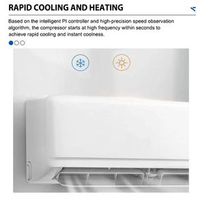 Aire Acondicionado Split de Pared con Inversor, Nuevo, con Clasificación de Eficiencia Energética, Autolimpieza, Filtro HD+PM2.5, Enfriamiento Turbo, Apto para Autocaravanas, R32 - Product Image 4