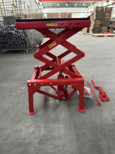 300 LBS hydraulique moto ciseaux Table élévatrice <span class=keywords><strong>Dirt</strong></span> Bike moto ascenseur support haute levage outil pour réparation automobile - Product Image 4