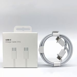 Wholesale Box Packaging 60W Fast <b>Charging</b> USB C to USB C Braided Nylon <b>Cable</b> for IPhone17 16 15 14 Pro Max <b>Cable</b> - Product Image 1