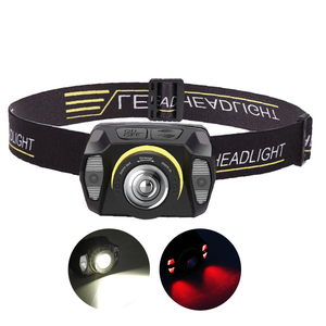 XPG + <span class=keywords><strong>LED</strong></span> ไฟหน้าแบบอัจฉริยะพร้อมเซ็นเซอร์อินฟราเรด <span class=keywords><strong>Naturehike</strong></span> ไฟหน้าลำแสงกว้าง ไฟหน้าขนาดเล็กสำหรับงานขุดเหมือง ไฟสำหรับตกปลา - Product Image 2