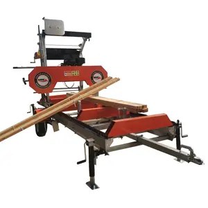 31inch Woodworking China Professional Petrol Engine Portable Sawmill Machine log Mizer Sawmill for Sale