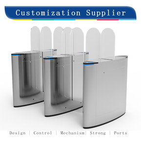 Tourniquet coulissant pleine hauteur avec reconnaissance faciale et code QR, portique rapide anti-pincement pour bureaux, immeubles résidentiels et métros - Product Image 5
