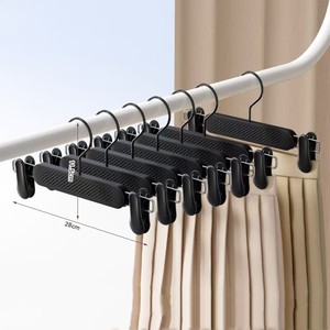 Organizador de ropa de plástico multifuncional Lavinia, ganchos de acero inoxidable ecológicos, para pantalones Clips, armario, <span class=keywords><strong>tienda</strong></span> de <span class=keywords><strong>cocina</strong></span> - Product Image 1