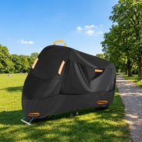 Housse de moto personnalisée avec logo, durable, 190T 210D, imperméable et anti-UV, pour une utilisation en intérieur et en extérieur