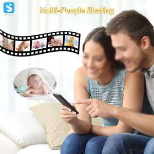 Moniteur bébé caméra 5.0 pouces écran prend en charge la connexion 4 caméras conversation bidirectionnelle Vision nocturne 3050mAh WIFI bébé moniteur avec APP - Product Image 2