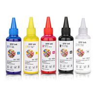 Encre textile de Film de transfert PET DTF 100ml pour imprimantes Epson i3200 4720 XP600 1390 L1800 F2000 L805