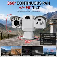 Kamera PTZ Termal 5-Sensor dengan Pengukur Jarak Laser Optik, Perekam Audio, dan Pelacakan Ultrasonik