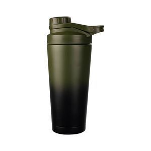 Pengocok baja tahan karat 750ml dengan bola <span class=keywords><strong>Blender</strong></span> mulut lebar mudah dibersihkan untuk olahraga binaraga kinerja isolasi termal panas - Product Image 6