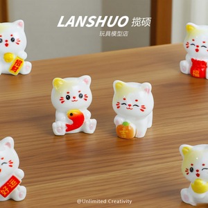 Lanshuo - Dije de Resina con Forma de Gatito en Miniatura 3D para Hacer Pulseras, Accesorio de Manualidades de Plástico - Product Image 2