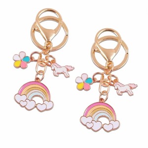 Wholesale Promotion Custom 3D Logo Fashion Vintage Cartoon Lightweight Alloy Keyring Souvenir Metal <b>Key</b> <b>Chains</b> - Product Image 1