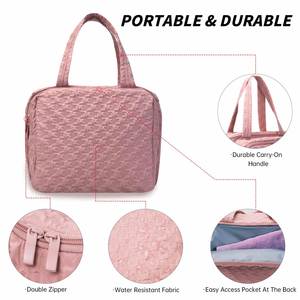 Sac de toilette multifonctionnel pour voyage avec séparation humide/sec pour un rangement organisé des articles de beauté - Product Image 6