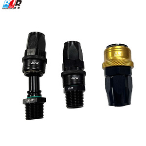 BJR Hochleistungs-Neuheit Aluminium Schwarz Sechskant-Schnellverbinder AN auf NPT Adapter AN-Anschlüsse für Kraftstoffanschlüsse - Product Image 4
