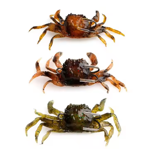 CANGREJO SEÑUELOS CEBO ARTIFICIAL CON ANZUELOS CARPA SEÑUELO DE PESCA SUAVE - Product Image 1