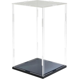 Vitrine acrylique transparente assembler Cube présentoir support anti-poussière Protection vitrine pour objets de collection souvenirs <span class=keywords><strong>Figurines</strong></span> - Product Image 5