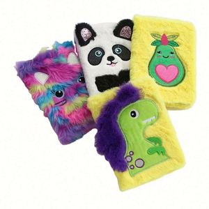 High Quality Thermal Binding Plush Cover Cute Mini Animal-Themed Custom Journal <b>Diary</b> Hardcover <b>A5</b> 80 Sheets USA Mairun Kids - Product Image 3