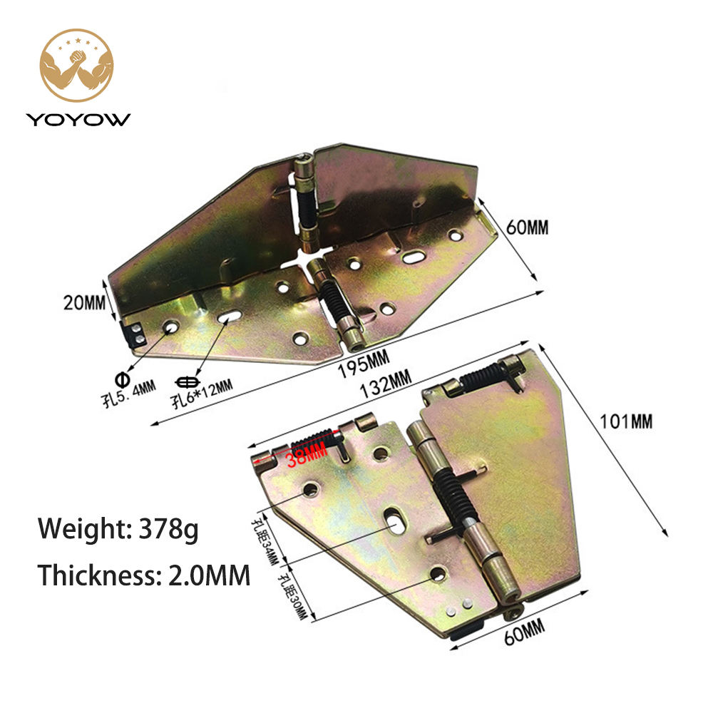Cross butterfly hinge large size 2.0MM thickness