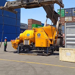 Hamac Kleine Draagbare Mobiele Aanhangwagen Betonmix En Pomp Beton Mengen En Pompen Machine Prijs - Product Image 2