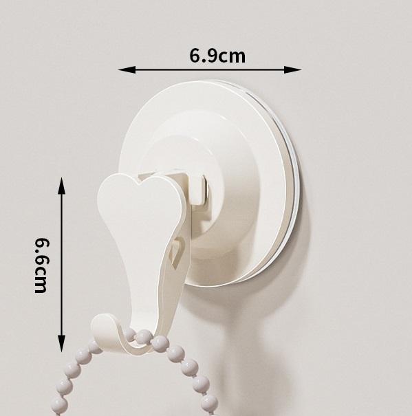 ตะขอเดี่ยวถ้วยดูดครีม Love 1