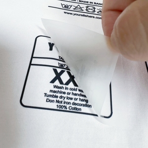 Etiqueta Termoadhesiva Personalizada con su Logotipo <span class=keywords><strong>para</strong></span> Ropa, Etiqueta de Talla Termoadhesiva <span class=keywords><strong>para</strong></span> Camisetas - Product Image 3