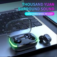 Écouteurs sans fil TWS Y60 Air Fone BT, écouteurs stéréo, écouteurs intra-auriculaires avec contrôle tactile, pour téléphone portable