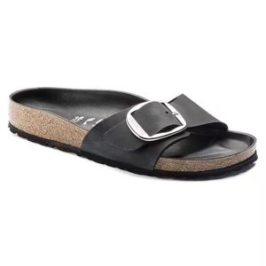 Sandali Unisex con Fibbia Grande in Sughero, Ciabatte Regolabili in Pelle, Pantofole Ortopediche Estive per Uomo e Donna - Product Image 1