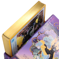 Cartes de tarot et d'oracle personnalisées en papier écologique avec impression sur mesure, dorure à chaud et bords dorés, vente en gros, avec guide