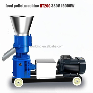 Machine à granulés d'aliments pour animaux de petite et moyenne taille, utilisée pour les aliments secs et humides pour poulets, canards, vaches, chevaux et moutons - Product Image 1