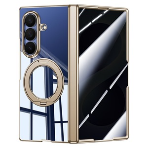 Étui de téléphone magnétique transparent pour <span class=keywords><strong>Samsung</strong></span> Galaxy Z Fold8 Z Fold8 Ultra, <span class=keywords><strong>coque</strong></span> rigide transparente électro-plaquée avec protection d'écran - Product Image 5
