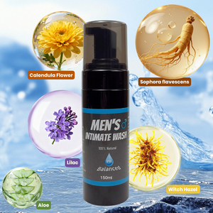 150ml Intimwaschmittel für Männer, schäumend, reinigend, ganz natürlich, pflanzlich, antibakteriell, feuchtigkeitsspendend, tragbar, beruhigend, erfrischend - Product Image 5