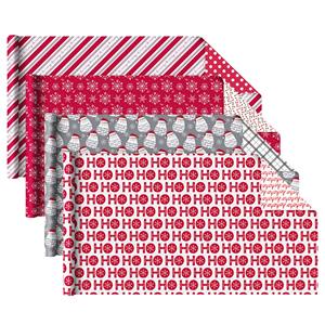 Factory Direct Sale Custom Set Solid Printed Christmas Wrapping <b>Paper</b> <b>Roll</b> for Daily Birthday & Wedding Gift Wrap - Product Image 4