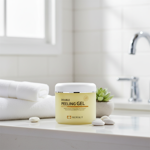Cosmético Coreano MERIKIT DOUBLE PEELING Balm, Bálsamo Exfoliante Doble, Antiarrugas, para Piel Seca, Cuidado Estético Facial, Limpiador Facial, Exfoliante Facial Calmante y Nutritivo - Product Image 3