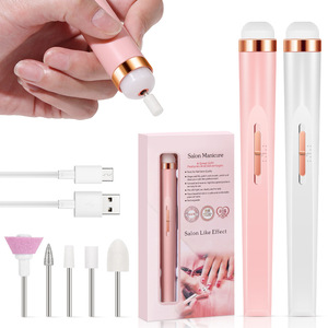 Máquina Profesional Portátil Mini Eléctrica Recargable para Uñas 5 en 1, Lápiz Pulidor de Pedicura con Brocas - Product Image 1