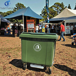 Factory 660L Plastic Movable Trash Can High Quality <strong>Large</strong> Size Outdoor Garbage Recycling Garbage <strong>Bin</strong> - Product Image 3