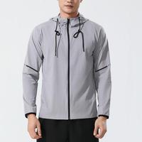 Veste coupe-vent personnalisée pour homme, tissu imperméable de haute qualité, toucher doux, fermeture éclair haute élasticité, réfléchissante, anti-UV