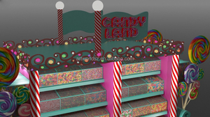 Exhibidores de Dulces Creativos de <span class=keywords><strong>Artworld</strong></span>, Diseño de Exhibidores de Dulces Coloridos, Estante de Exhibición para Tienda de Dulces - Product Image 5