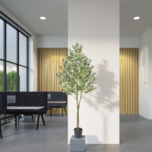 Arbre d'<span class=keywords><strong>olivier</strong></span> artificiel <span class=keywords><strong>en</strong></span> soie nordique <span class=keywords><strong>en</strong></span> <span class=keywords><strong>pot</strong></span> Décoration intérieure de sol Fenêtre de maison Plante - Product Image 3