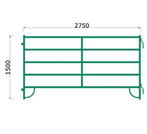 Панели ограждения для лошадей и крупного рогатого скота 5 футов x 16 футов