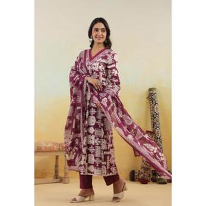 Premium Ladies Kurta para verano, venta al por mayor, nueva moda, conjunto de Kurti de algodón indio tradicional con bordado hecho a mano - Product Image 2