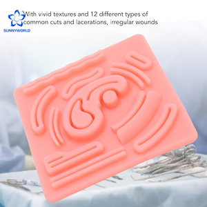 Équipement médical à domicile : Coussin de suture avancé en silicone pour la pratique de la suture bilatérale des lèvres fendues mixtes, destiné à la formation médicale et chirurgicale - Product Image 4