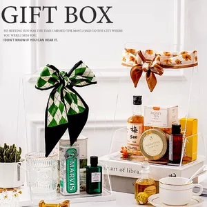 Xuyên Biên Giới Hiện Đại thân thiện với môi trường <span class=keywords><strong>Acrylic</strong></span> tam giác cầm tay Hộp Hoa 520 qixi Ngày Valentine quà tặng sinh nhật hoa đi kèm - Product Image 4