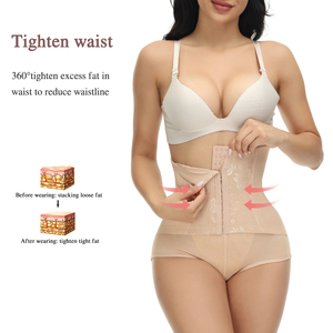 YIYUN-Entrenador de cintura alta sin costuras, ropa moldeadora de glúteos, pantalones cortos con gancho, faja, Tanga, moldeador Boby - Product Image 2