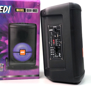 New Arrival 8 Inch Active Sound Box <strong>Mini</strong> <strong>Dj</strong> Kara pa <strong>System</strong> <strong>Speaker</strong> Outdoor Subwoofer Box with Microphone - Product Image 3